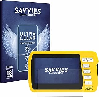 savvies Screen Protector compatible with easypix W3048 Protection Film Clear 18-Pack