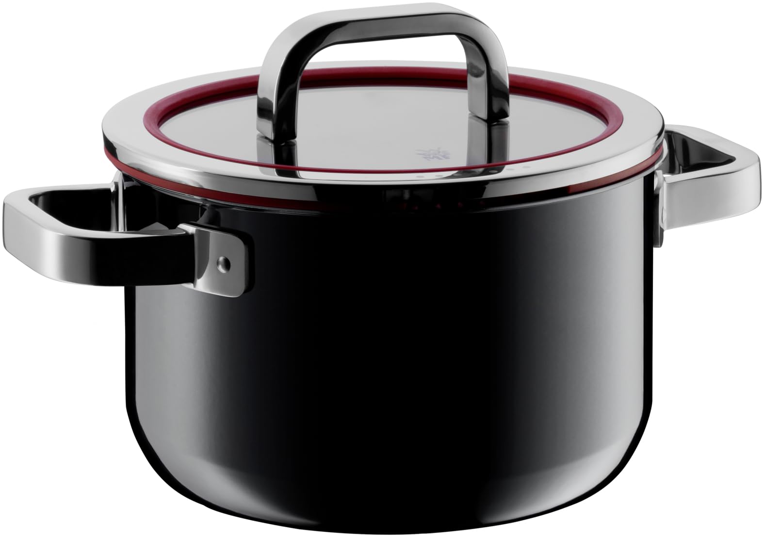 WMF Fusiontec Inspire Pentola 24 Cm Con Coperchio In Vetro - 4,4L, Adatta A Induzione, Antigraffio, Blu Scuro - Made In Germany, Garanzia 30 Anni - 3