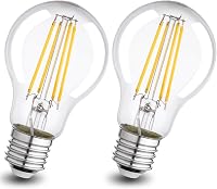 Wesome Lighting E27 LED izzó 3.8W meleg fehér A60 retro filament 2db 1