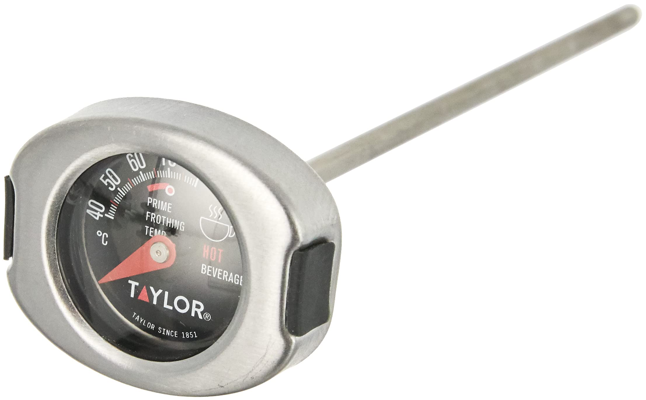 Taylor Pro Stainless Steel Milk Frothing Thermometer