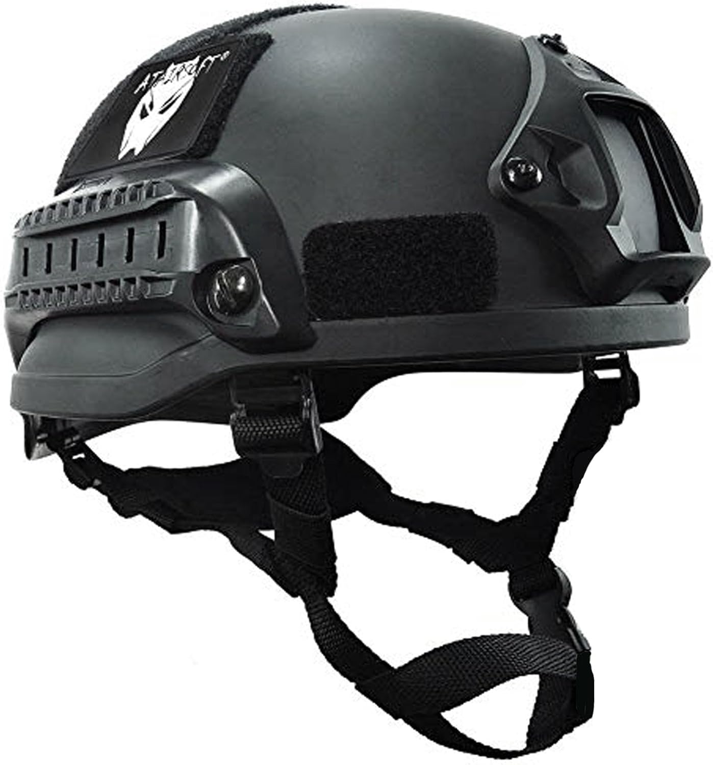 ATAIRSOFT Tactical Airsoft Paintball MICH 2002 Helmet with Side Rail & NVG Mount
