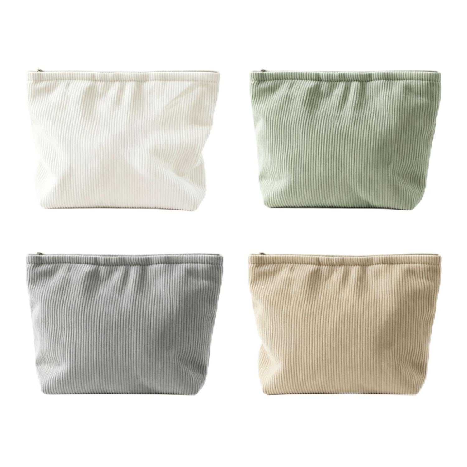 4 bolsas pequeñas de maquillaje para viajes y viajes de negocios