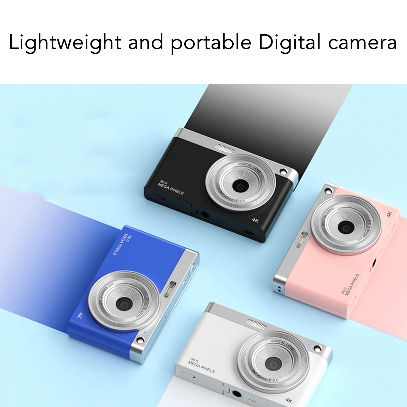 Amazon | Vbestlife 4Kデジタルカメラ、IPS HDミラーレス付き16Xズーム
