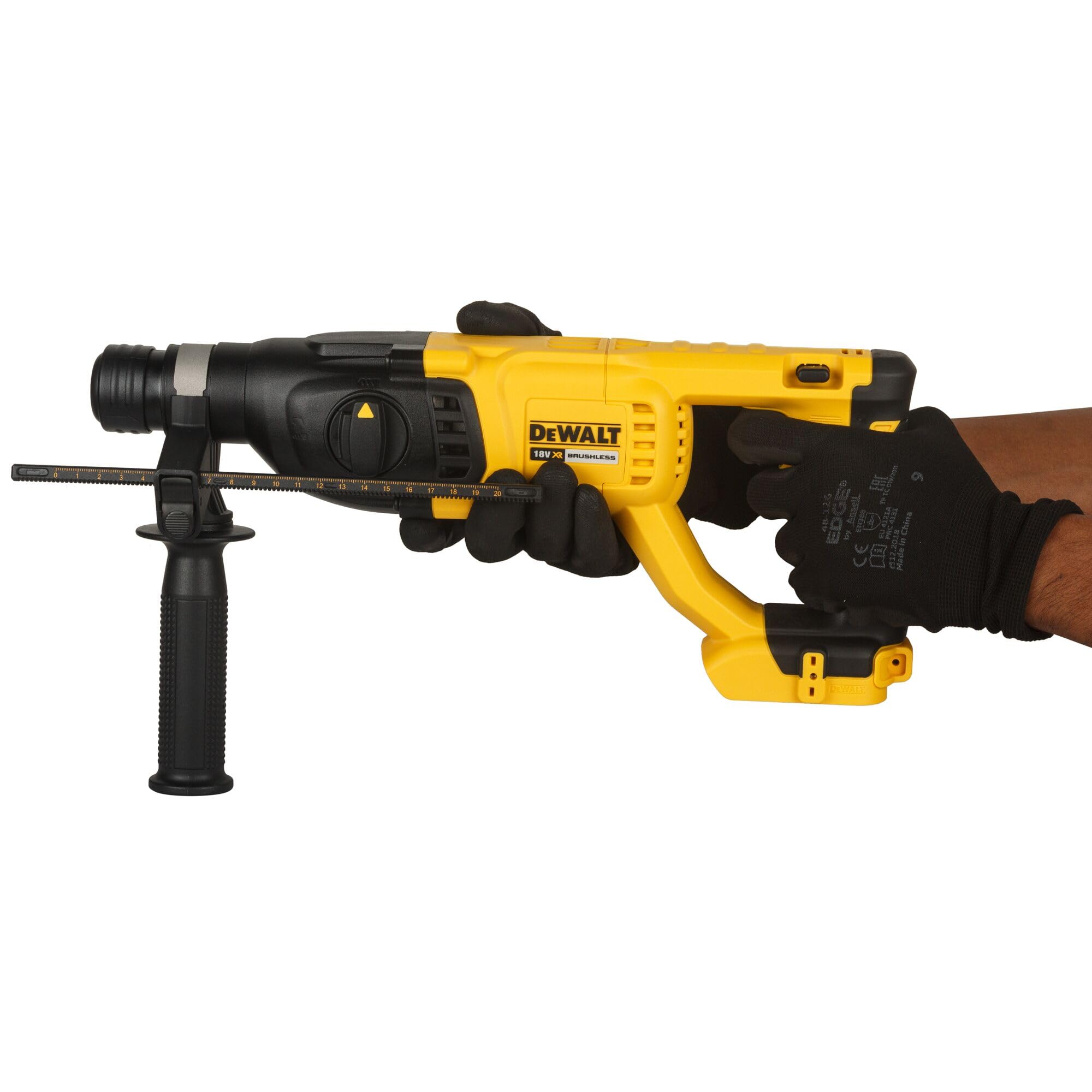 DeWalt Martello Elettropneumatico Brushless XR 18V ​​SDS-Plus 2.6J senza caricabatteria/batteria con custodia TSTAK, Multicolore