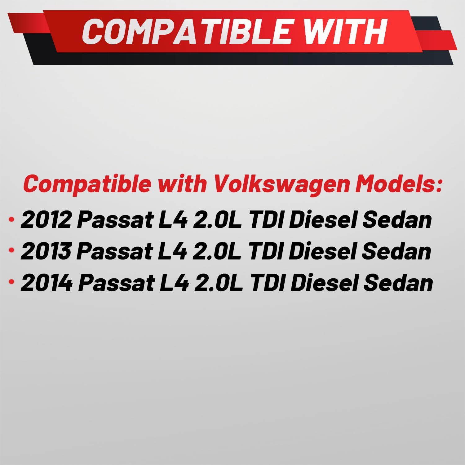 03L103469R Upgraded Engine Valve Cover with Gasket Compatible with Volkswagen Passat 2012 2013 2014 2.0L Diesel