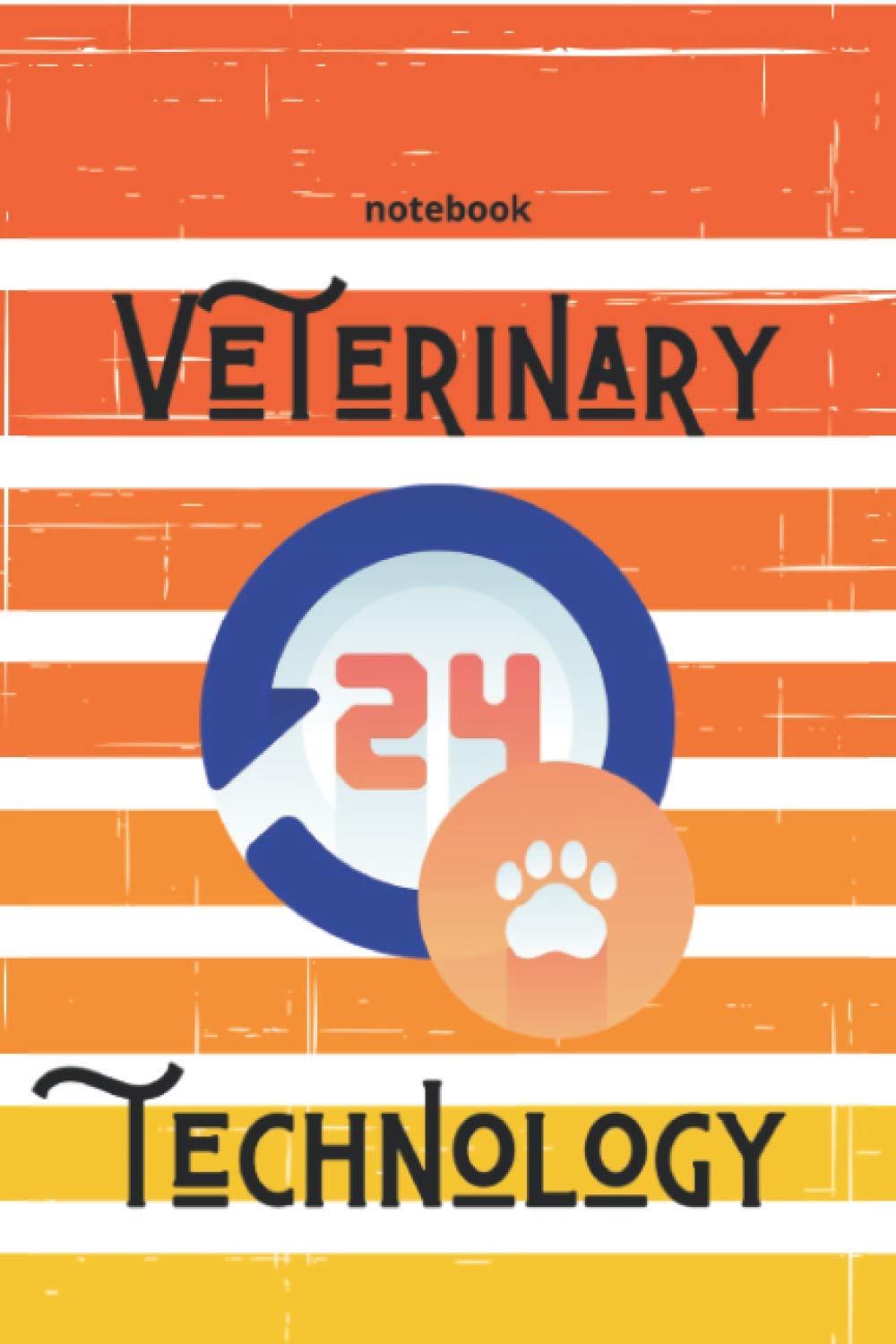 vet tech notebook: Veterinary Technician lined notebook "6 x 9" .
