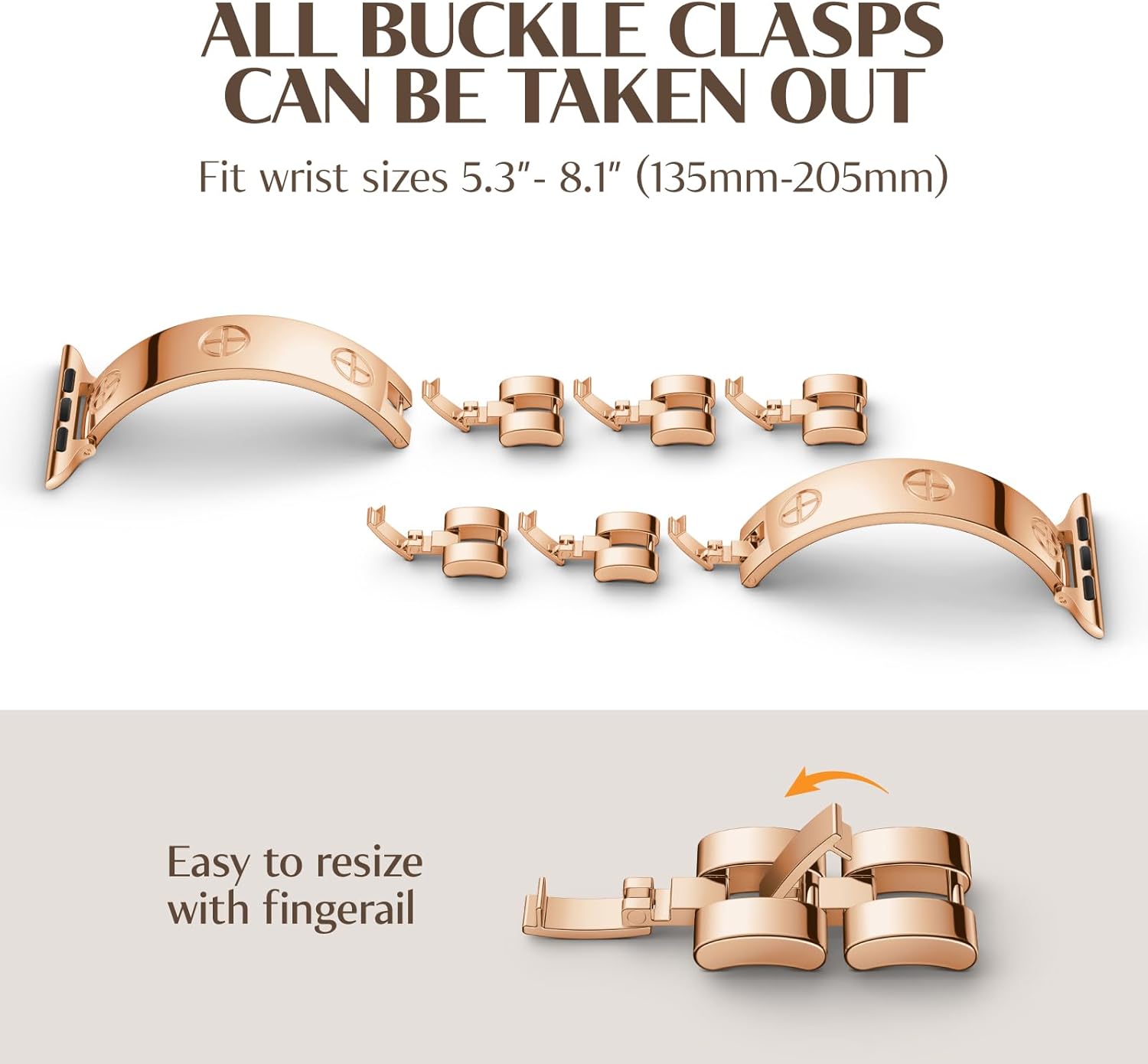 Missair Compatible with Apple Watch Band 38mm 40mm 41mm 42mm 44mm 45mm 46mm 49mm, Stainless Steel Metal Strap Women Dressy Bracelet Wristband for iWatch Series 11 10 9 8 7 6 5 4 3 2 1 SE Ultra - Image 2