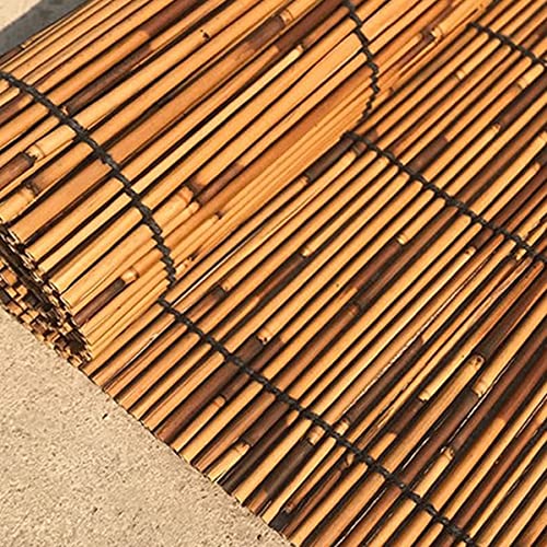 Valla de bambú natural para eliminar miradas vecinas y dar sombra en el porche 7