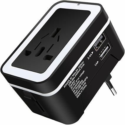 Amazon 海外コンセント 150ヶ国家対応 変換プラグ Glisteny 安全旅行充電器 マルチ電源プラグ 3usbポート 海外旅行用 オーストラリア プラグ スマホ充電 携帯電話用 出張便利グッズ 1 0 Musenttek スクリーンプロテクター