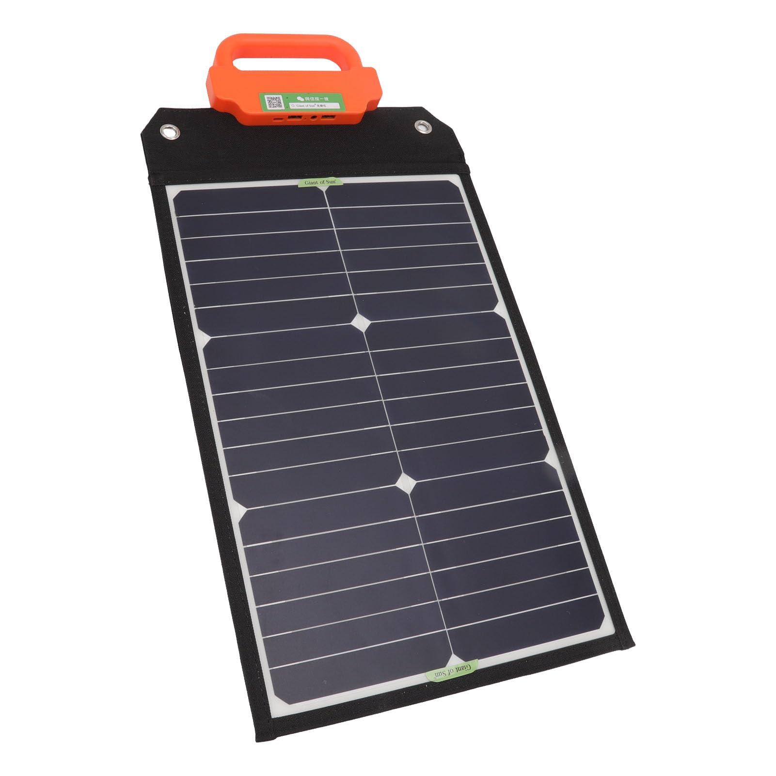 Chargeur Solaire Monocristallin 50W Portable avec Double Charge