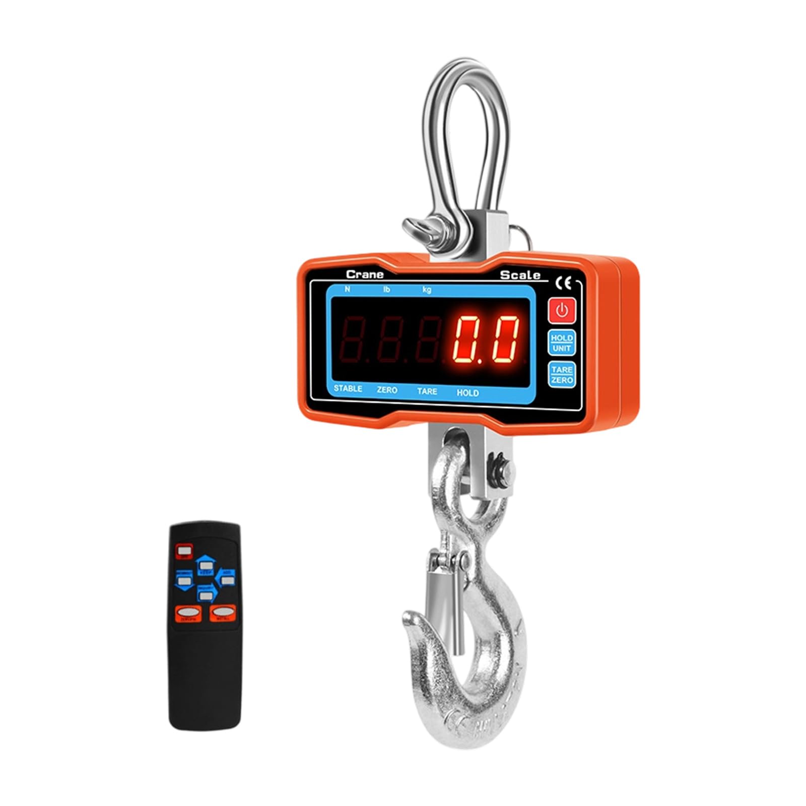 Ekoama Digital Weighing Scale Cranes Scale For Heavy Objects LCD Screen Backlight Industrial Hook