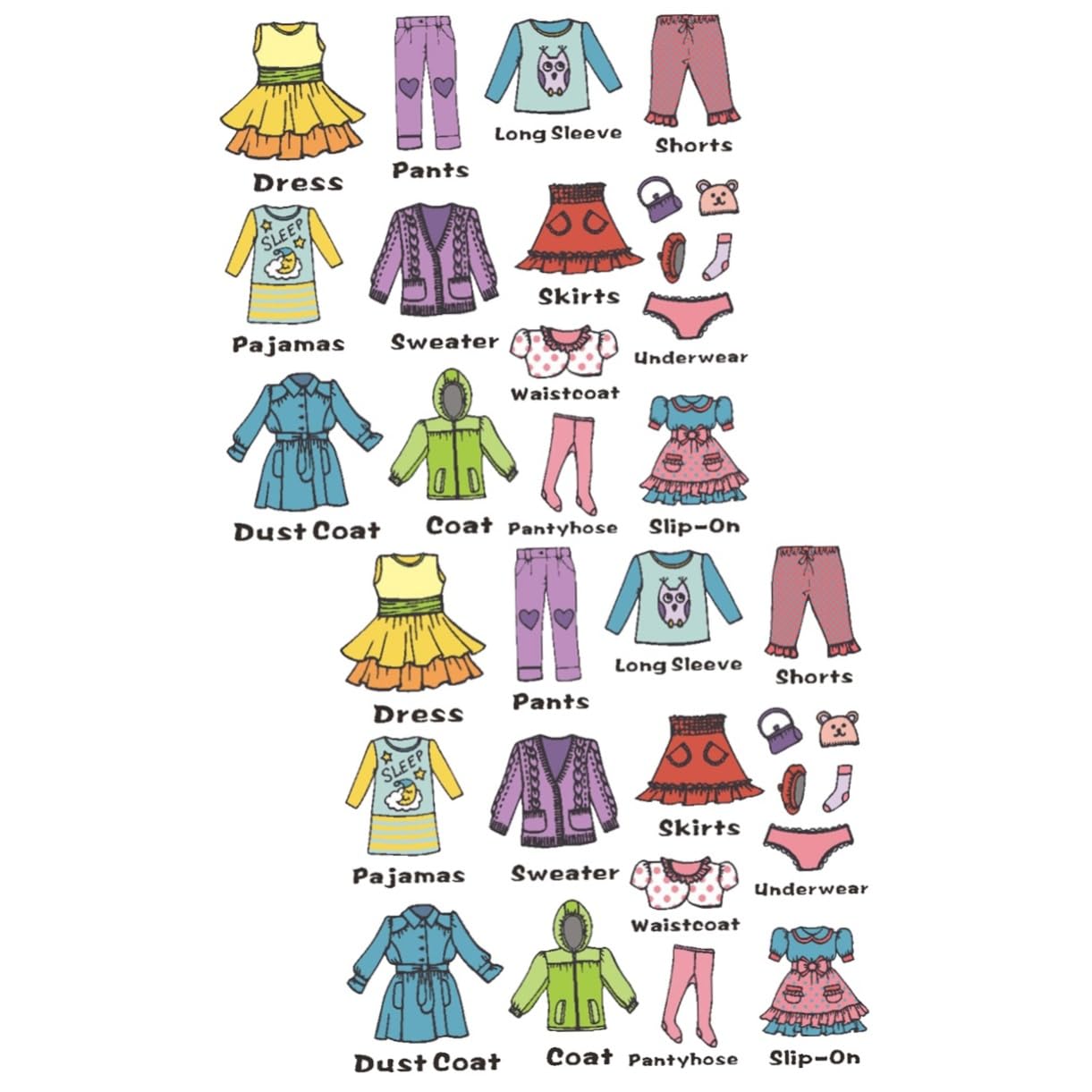 Pegatinas para clasificar ropa que eliminan el desorden en cajones infantiles