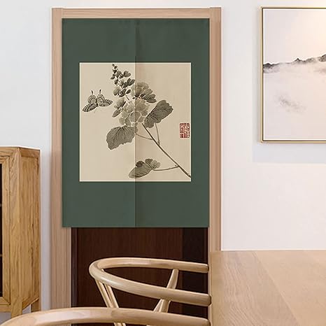 Amazon のれん おしゃれ 目隠し 和風 インテリア 雑貨 ロング玄関 間仕切りカーテン 暖簾 ちょう キッチン 居酒屋 飲食店 気分転換 和風テイストの部屋づくり 飾り物 70 1cm 新築祝い プレゼント カラー 綿麻 ちょう ドアカーテン のれん オンライン通販