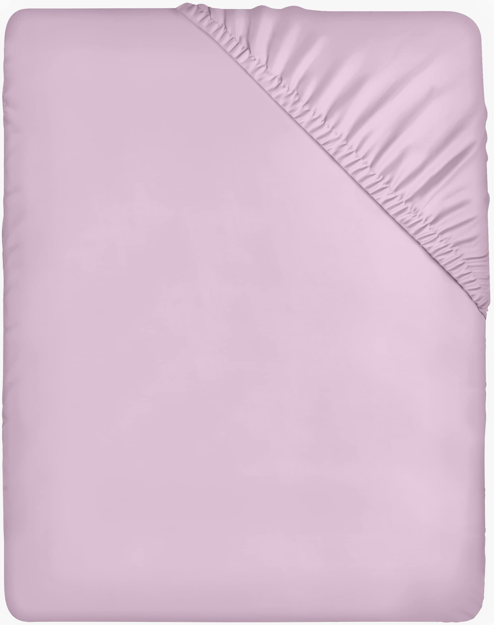 Utopia Bedding Fitted Sheet King, Lavender - Deep Pocket 14 inch (35 cm) - Easy Care - Soft Brushed Polyester Microfibre Fabric - Shrinkage and Fade Resistant - Bottom Sheet