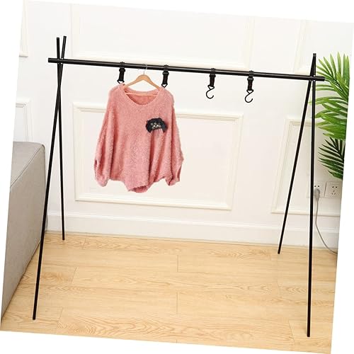 Miniatura 9 de BESPORTBLE Juego de camping plegable para lavandería, colgador de ropa, trípode para acampar al aire libre, soporte de aleación de aluminio