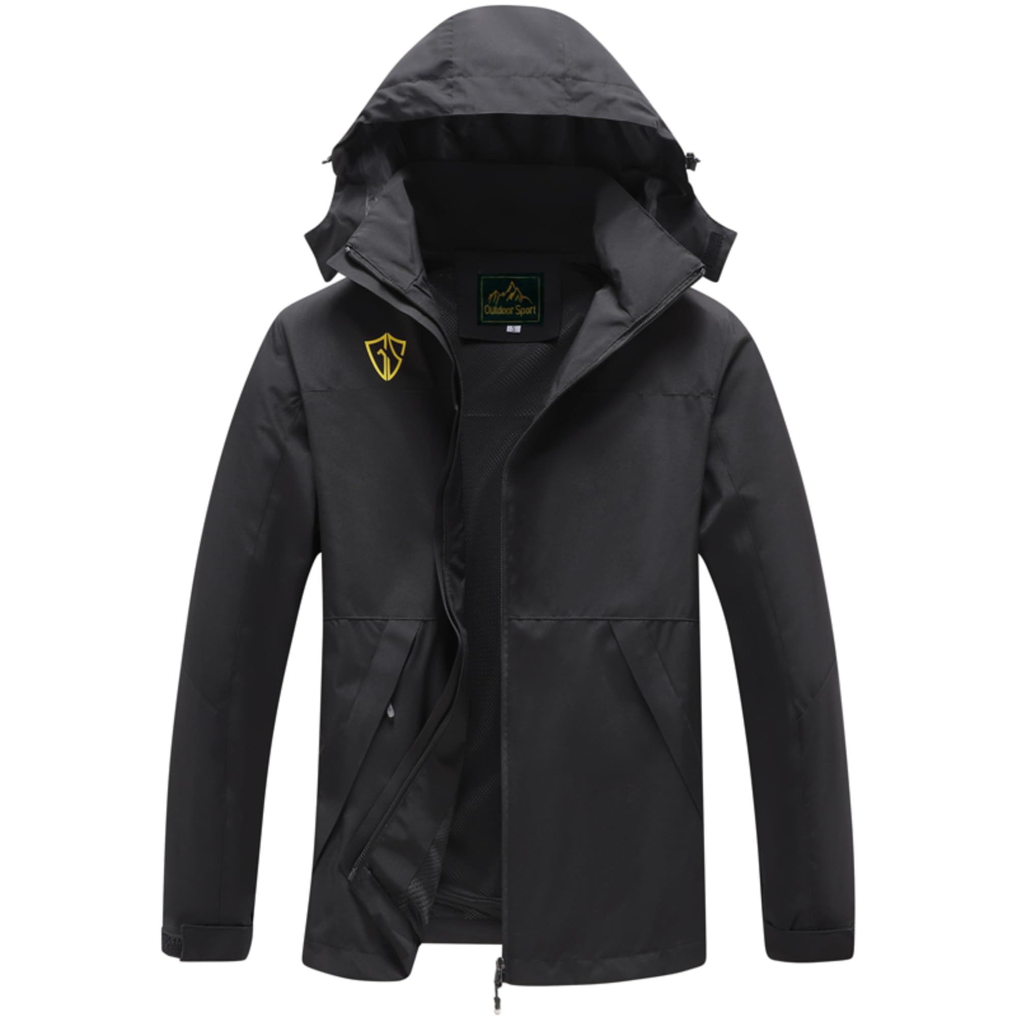 GIISAM Rain Jacket for Women, Women's Waterproof Lightweight Rain Jackets Packable Raincoat Windbreaker Coat with Hood