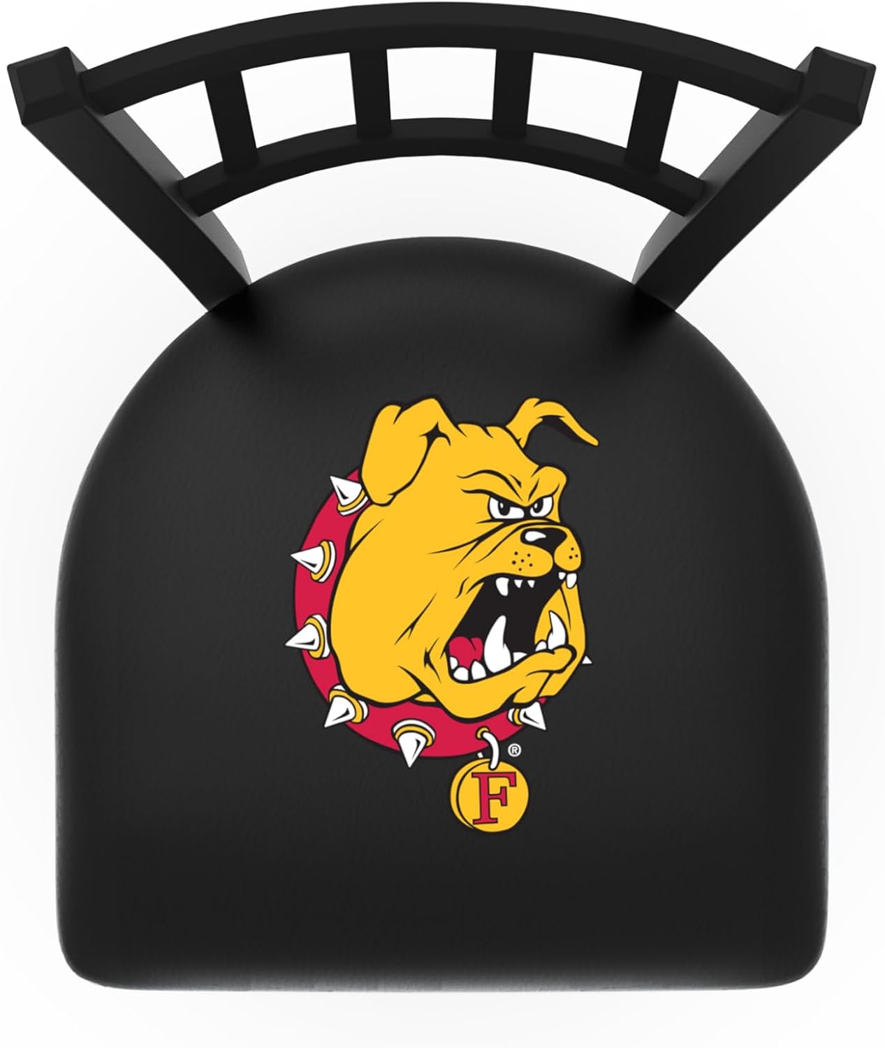 L018 Ferris State 25" Swivel Counter Stool with Black Wrinkle Finish
