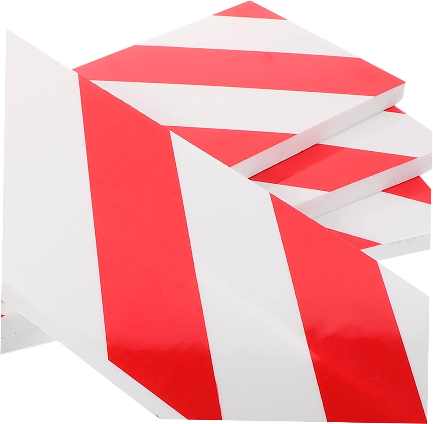 12pcs Foam Wall Corner Protectors Padding for Garage Poles Car Parking Wall Guards Red-White Design to Prevent Vehicle Damage