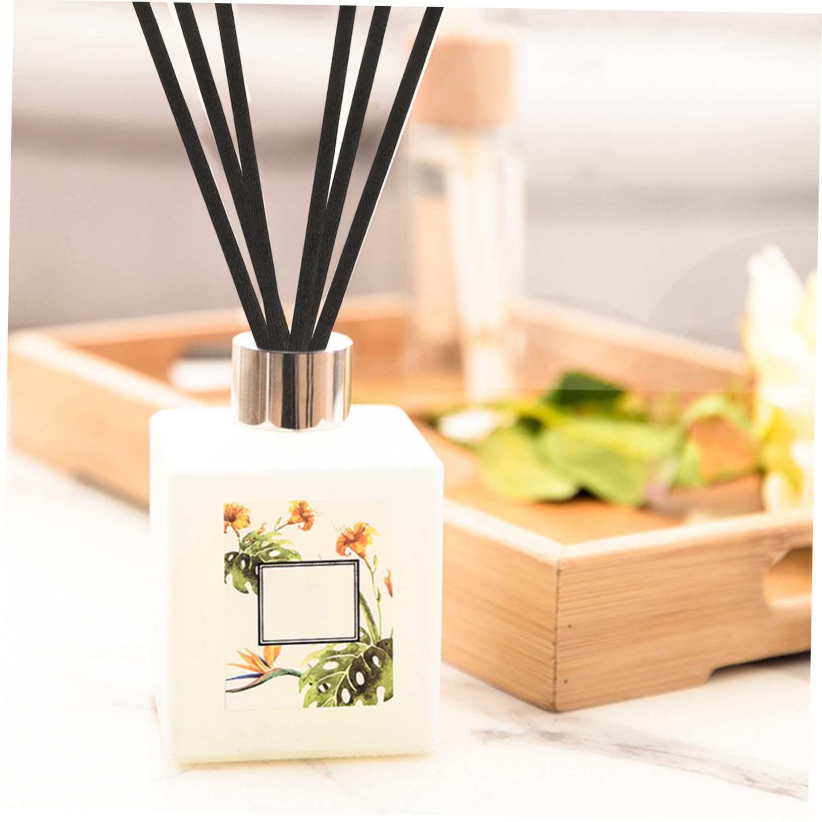 GOOHOCHY 60pcs Diffuser Sticks Refills for Sticks for Home Fragrance Living Room Bedroom Kitchen Bathroom