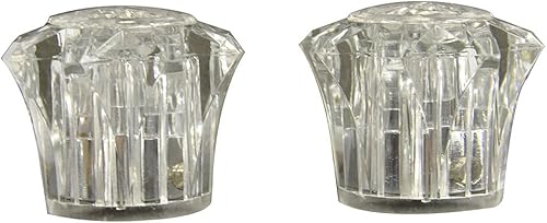 Danco 88889 Mango de tornillo de banco de sujeción de cristal, ajuste universal, acrílico transparente