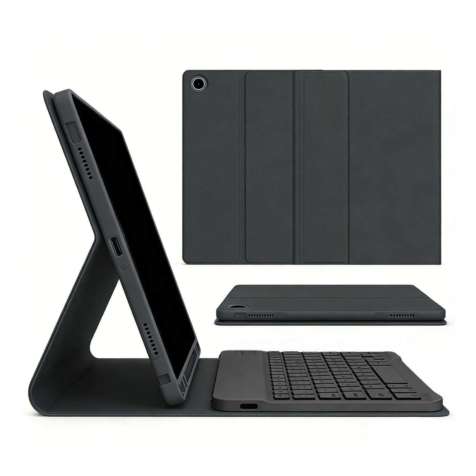 Evita golpes en tu teclado y tableta con esta funda magnética de 10.83 pulgadas 8