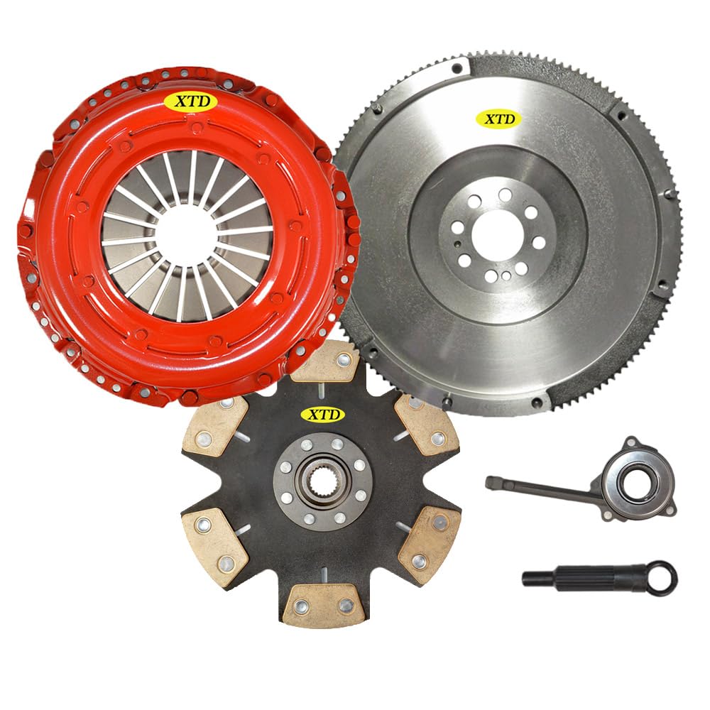 XTD Stage 3 Clutch & Singlemass Flywheel kit Compatible With Audi A3 VW EOS GTI Jetta Passat 2.0L Turbo