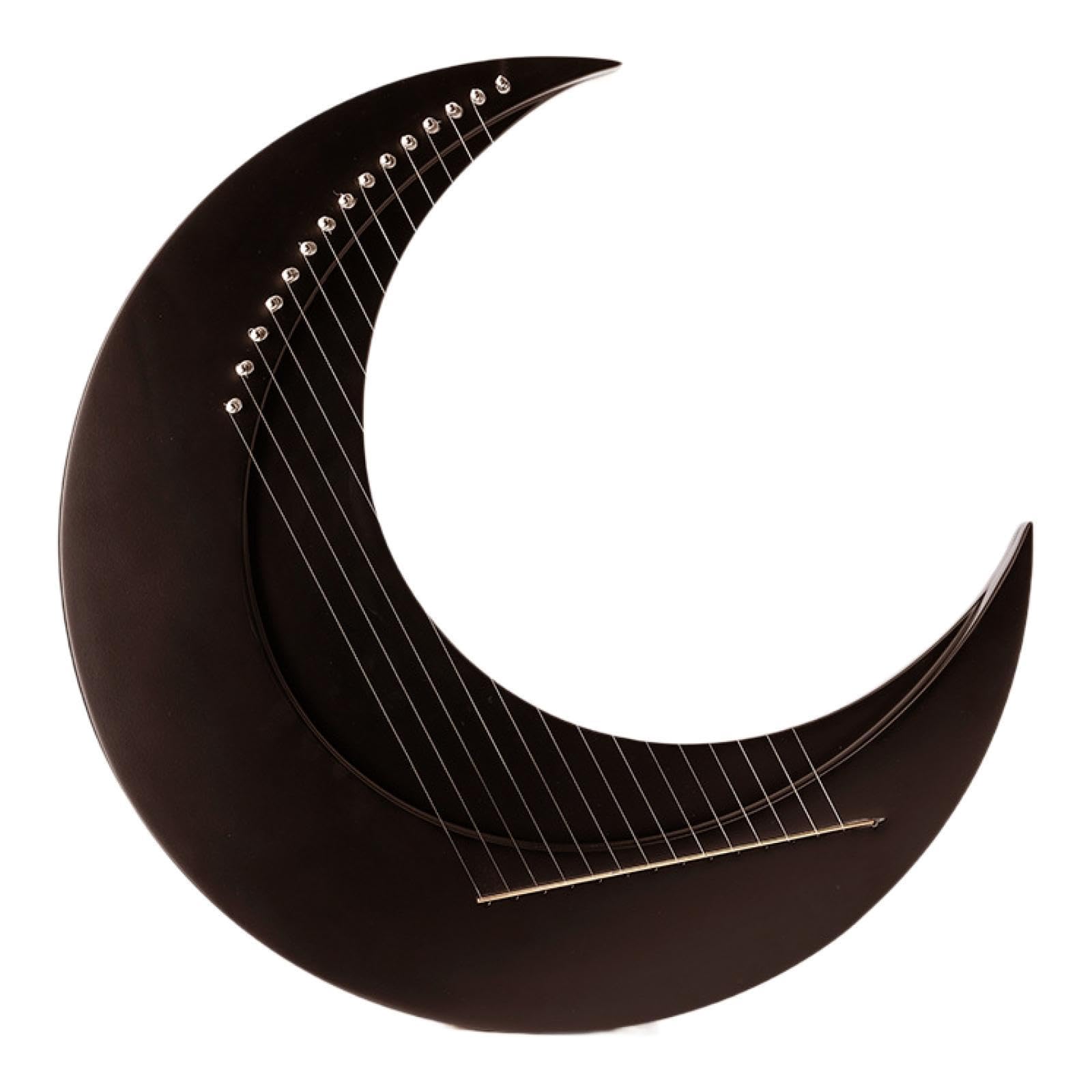 #N/a Lyres Harp de 15 Cuerdas Instrumento Elegante Inspiración Mitológica Caja Musical Cuerda Orquestal Adecuado para Músicos Principiantes