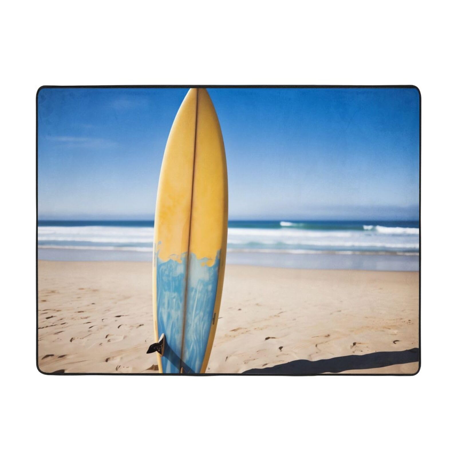 Tapis de plage planche de surf BAFAFA, tapis de sol doux pour salon et yoga