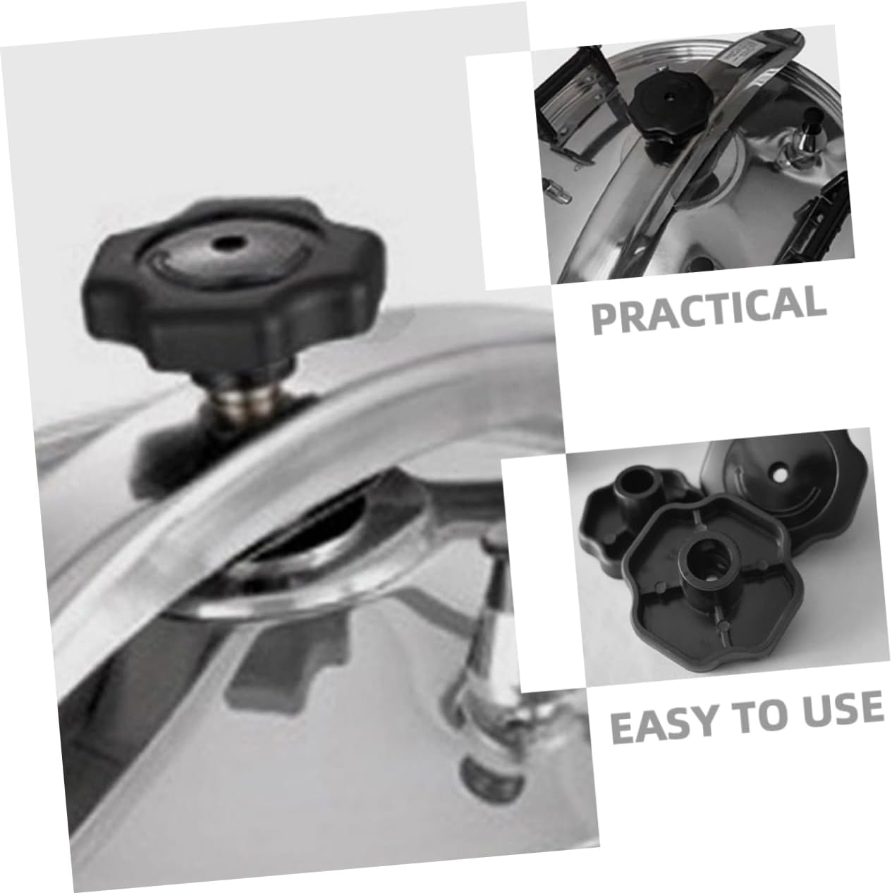 4pcs Cooker Cover Knob Replacement Knobs for Pressure Cooker Pan Lids Plastic