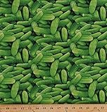 Cotton Green Cucumbers Pickles Cukes Farm Fresh Vegetables Veggies Gardening Gardener Food Festival Cotton...