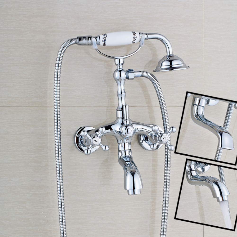 Set doccia e doccetta a mano, design moderno e di lusso, per vasca da bagno e doccia
