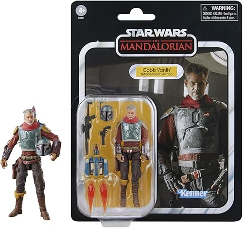 STAR WARS The Vintage Collection Cobb Vanth (Mandalorian Armor), Deluxe The Mandalorian Figura de acción coleccionable de 3.75 pulgadas