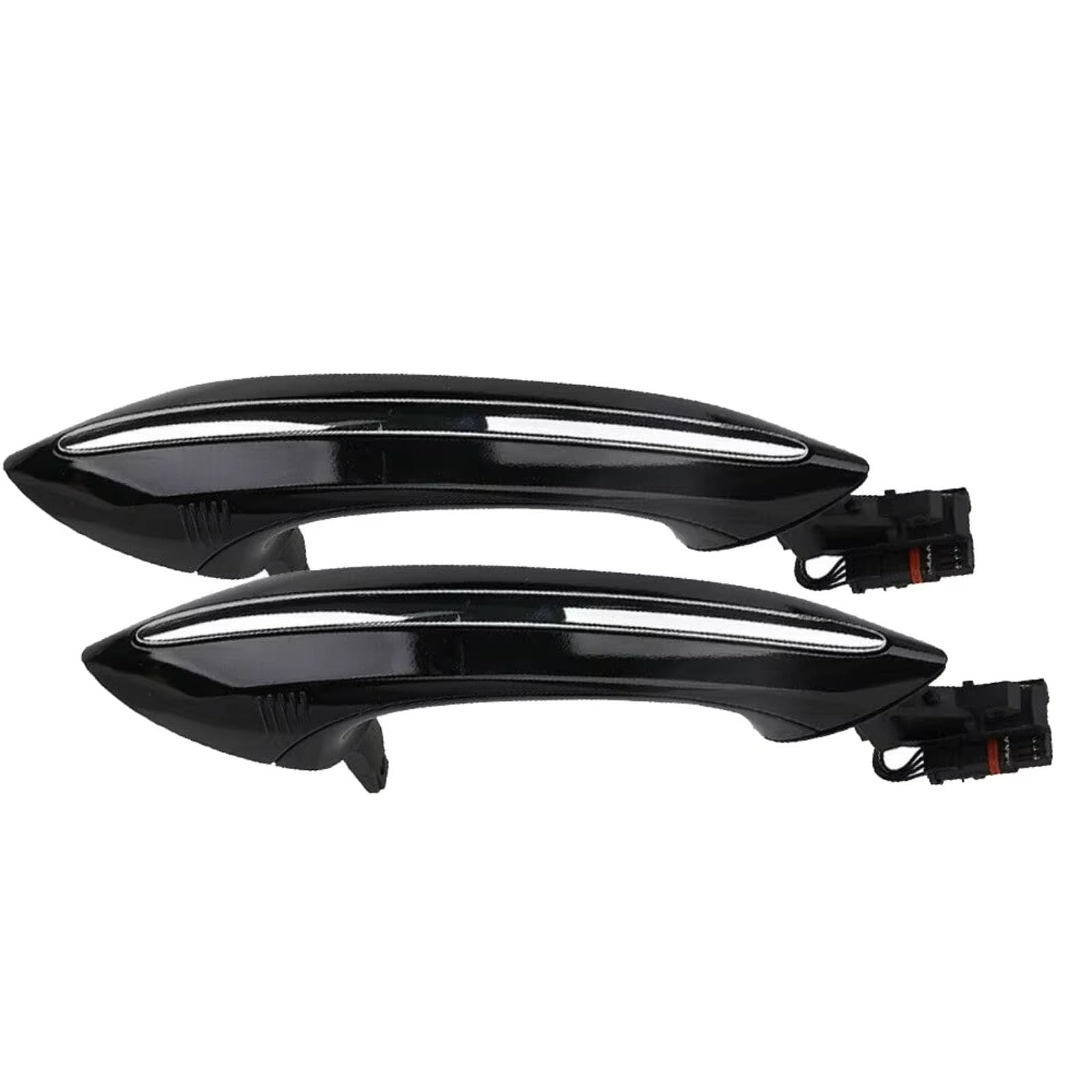 FVOIRSS Outer Door Handle Compatible with BMW 5 Series F07 GT LCI 2012-2016 for F10 LCI 2012-2016 Car Outside Exterior Comfort Access Door Handle 51217231931(Rear Left Right)