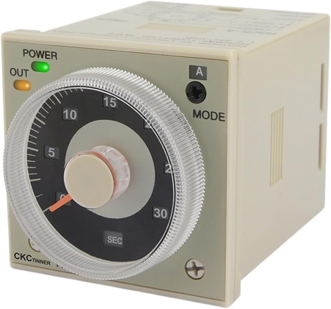 AC100-240V H3CR-A time Relay 1.2s to 300h 50/60Hz 11PIN Power on and Off Cycle delay 24V 12V with Socket Base PF113A(12VDC)