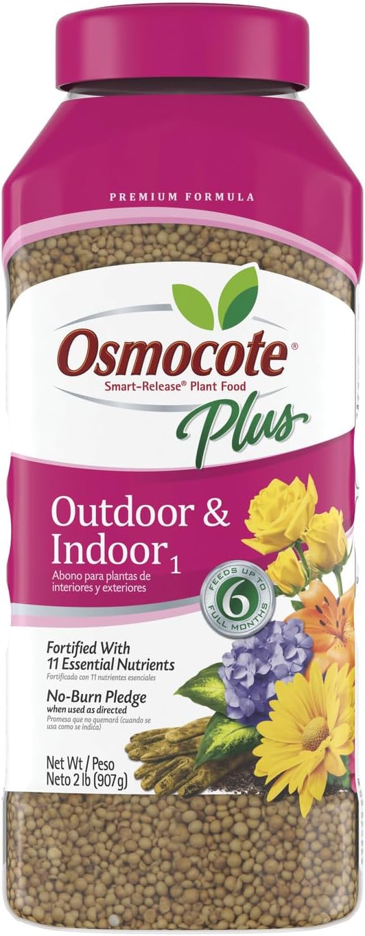 Smart-Release Plant Food Plus Outdoor & Indoor1 - Granular, Continuous Release Plant Fertilizer with 11 Essential Nutrients, 2 lbs.