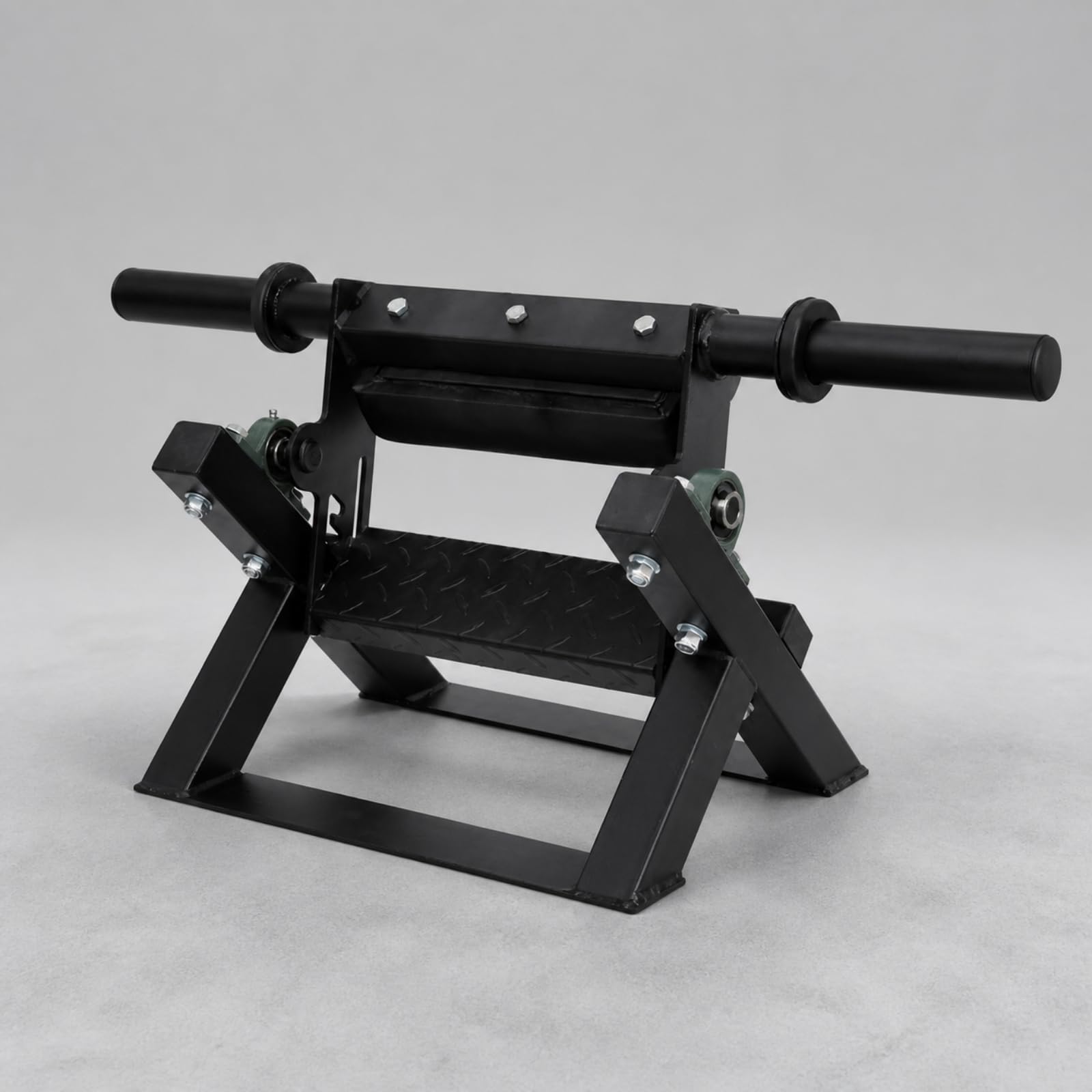 Entrenador Pantorrillas Acero Negro Antislizan Entrenador Tibias y Pantorrillas Sentado Compacto para Estiramientos Controlados