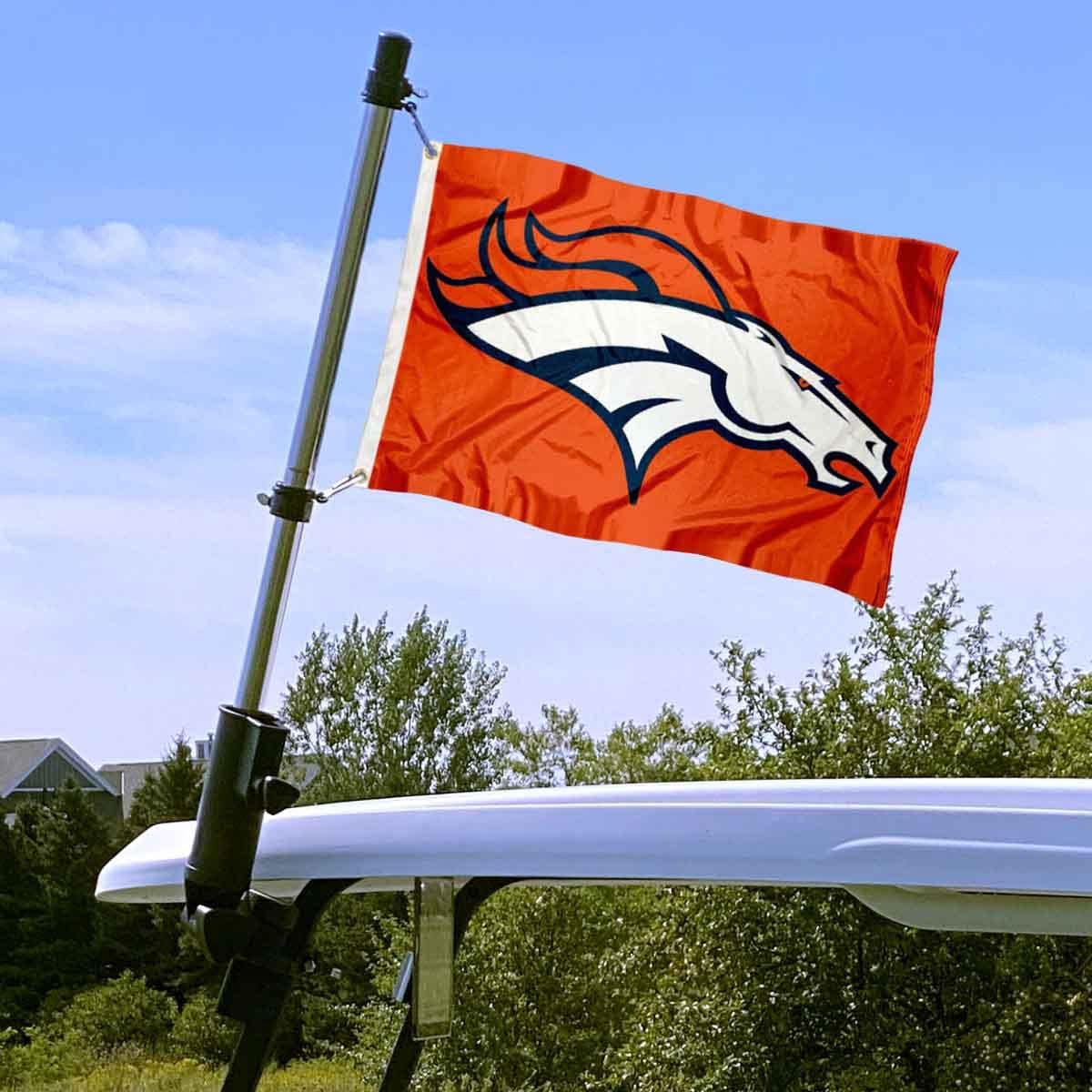 Denver Broncos Boat and Golf Cart Flag - Image 4