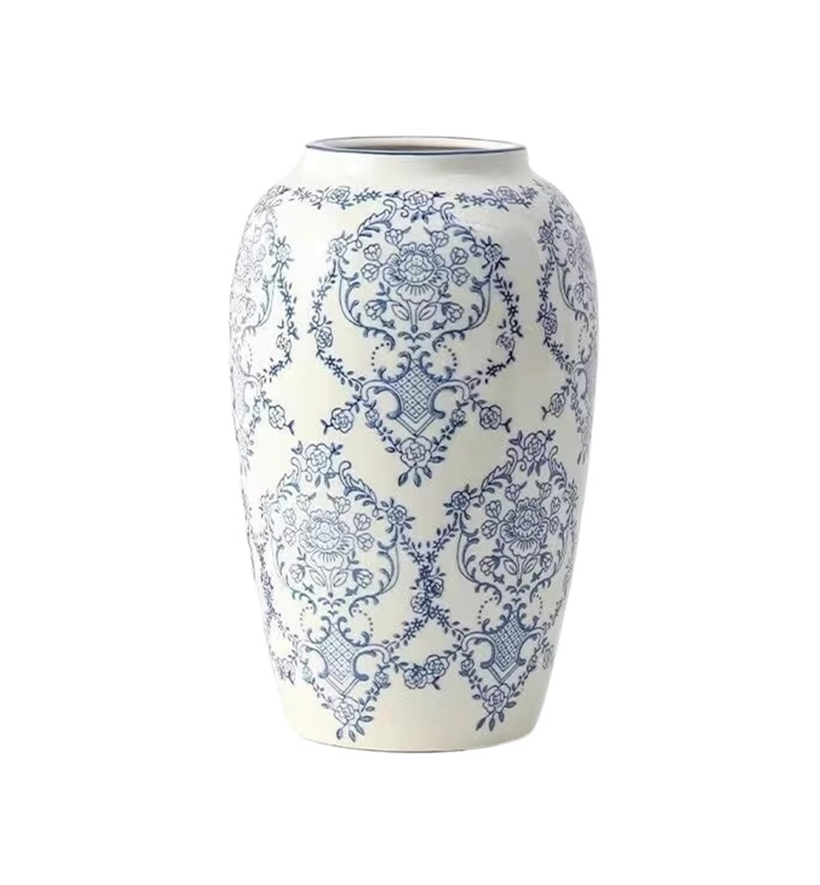Modern Ceramic Vase for Home Living Room Dining Table Farmhouse Office Decor Minimalist Modern Bouquet