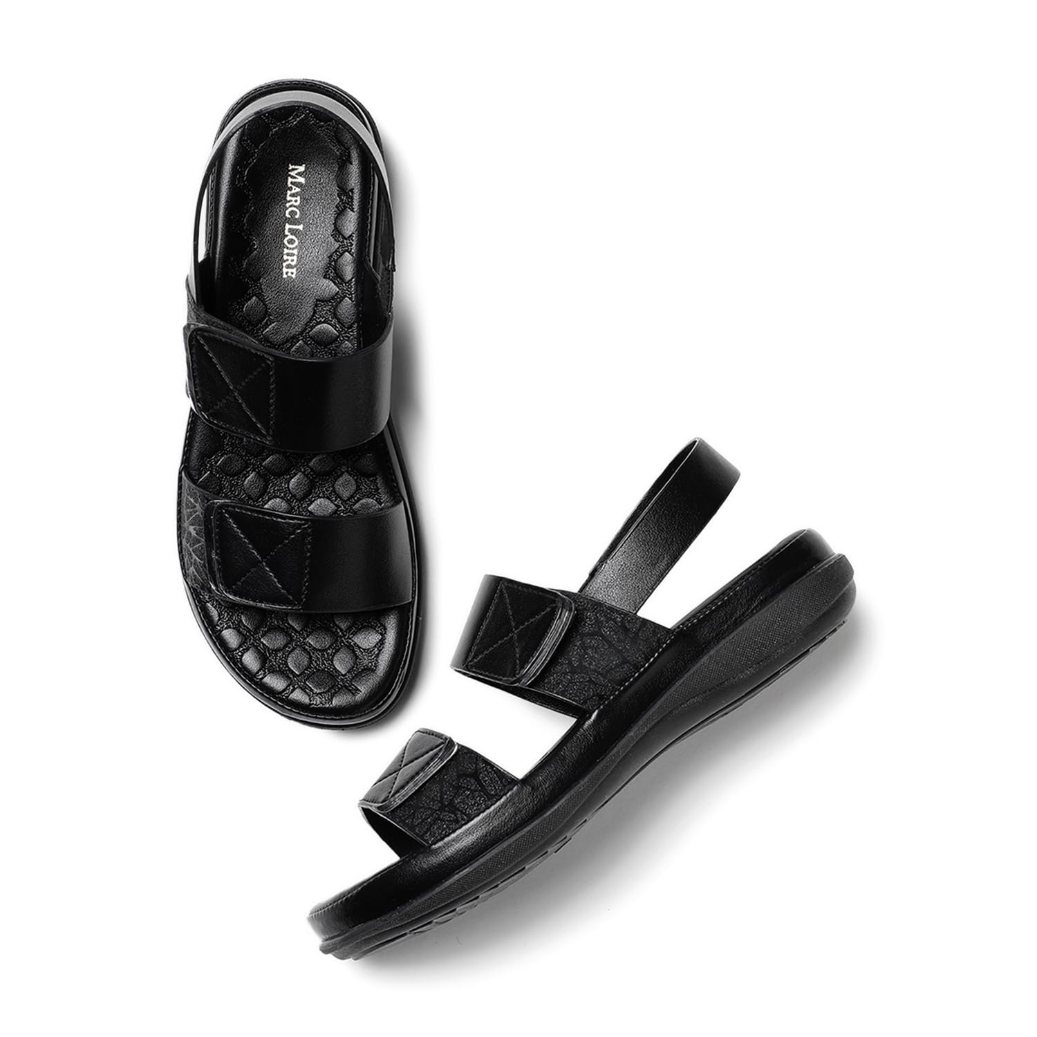 Marc Loire Womens Smart Casual Slip-On Flatform Heel Sandal for All Occasion (Black, 3) (B0D4YSH516) Amazon Price History, Amazon Price Tracker