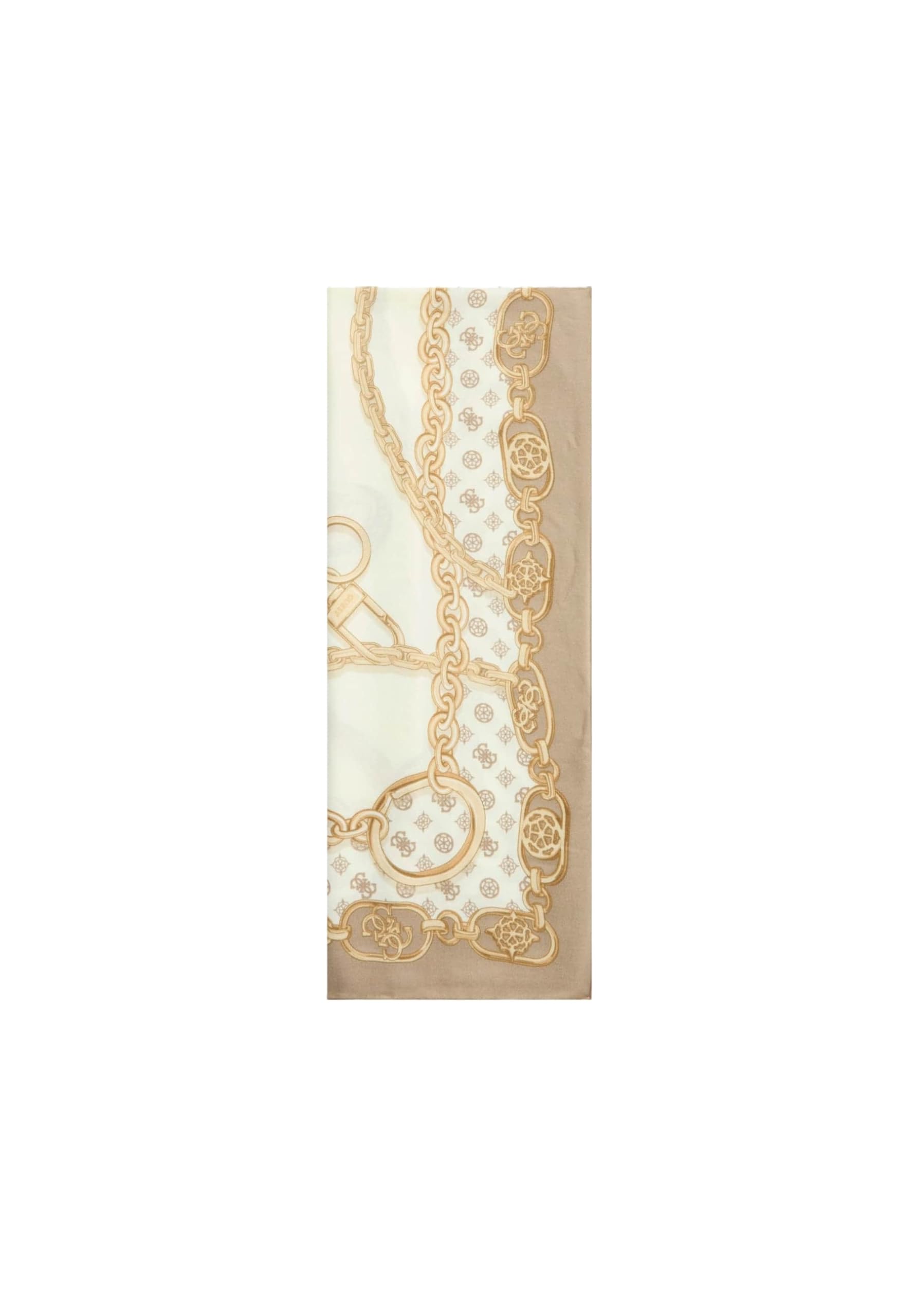 GUESS Szalik Scarf 90X180 Pale Mocha beżowy