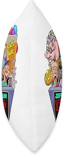 Miniatura 2 de JEFF DUNHAM West Allis, WI (2023) - Almohada de 18 x 18 pulgadas, multicolor
