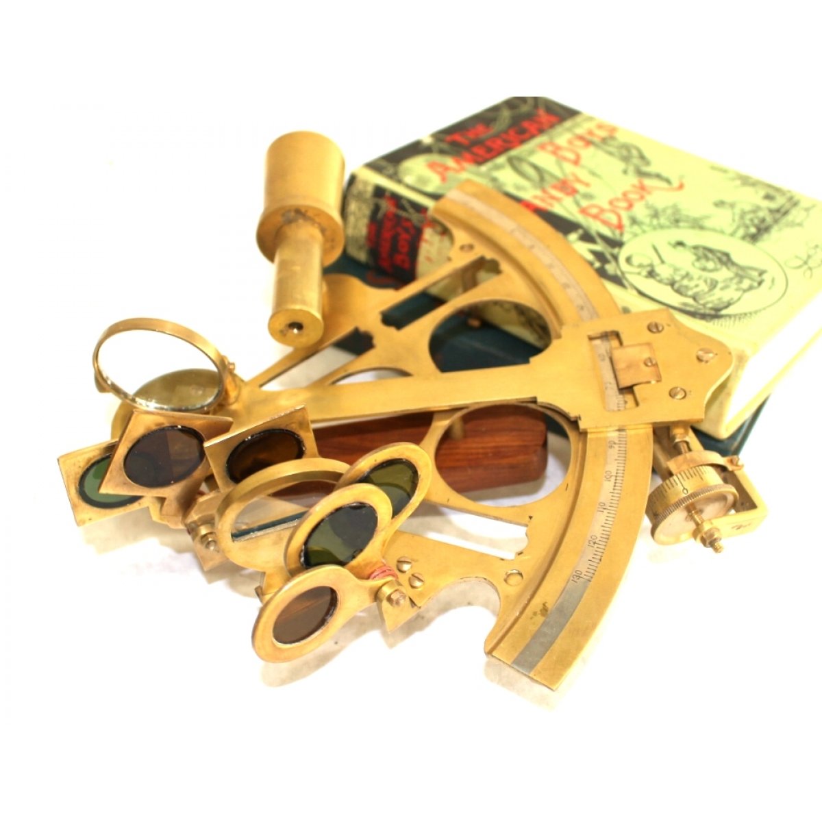 Nagina International Antique Replica Brass Sextant Nautical Beach Admiral Ships Captain Navigation Tool