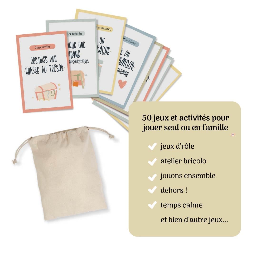 50 Activity Ideas Cards to Learn to Take Care Without Screen - Image 3