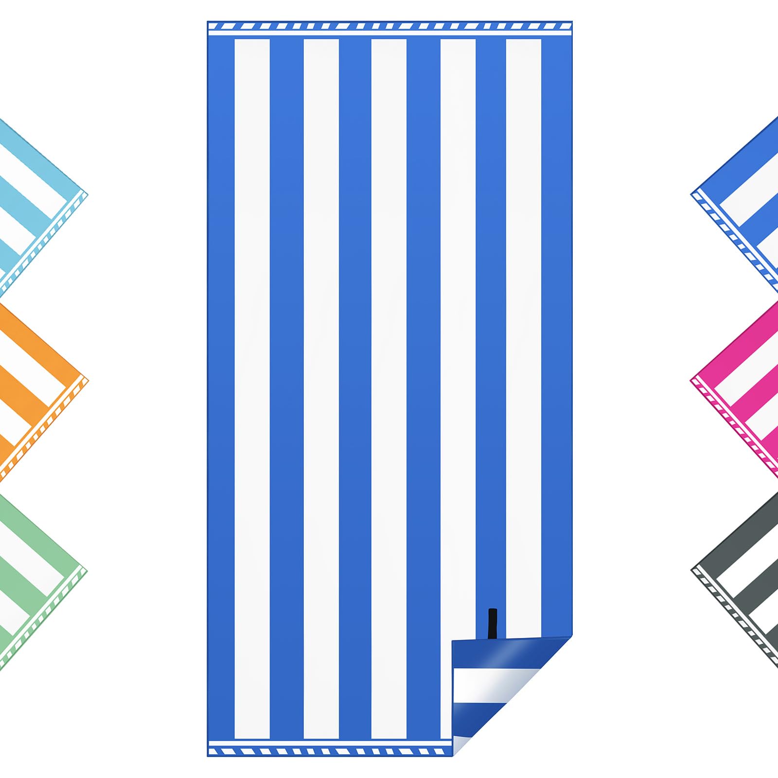 Vortix Telo Mare xxl 200 x 100 cm, Asciugamano Grande In Microfibra Ad Asciugatura Rapida, Telo Bagno Senza Sabbia, Coperta Da Spiaggia Donna (blu scuro)