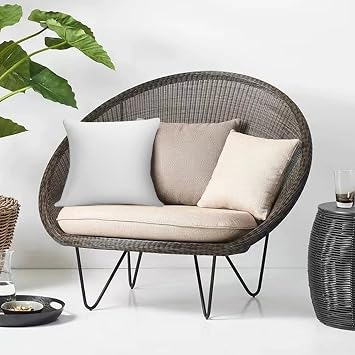65 x 65 Outdoor Throw Cushion Inserts Set of 2 Waterproof Square Premium Decorative Couch Pillow Stuffers Form Large White Sofa Cushions Indoor