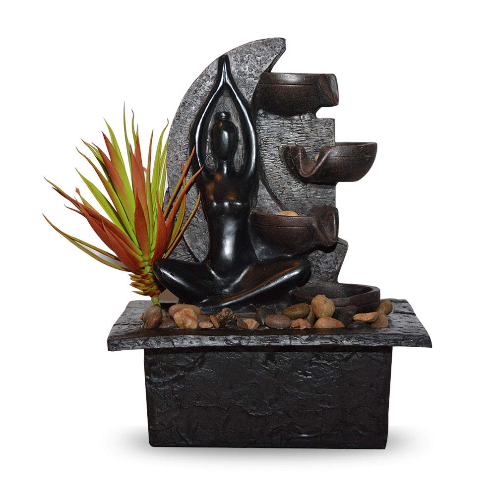 Buy Tabletop Fountain Indoor Water Led Desk Fountain 4Tiered Resin