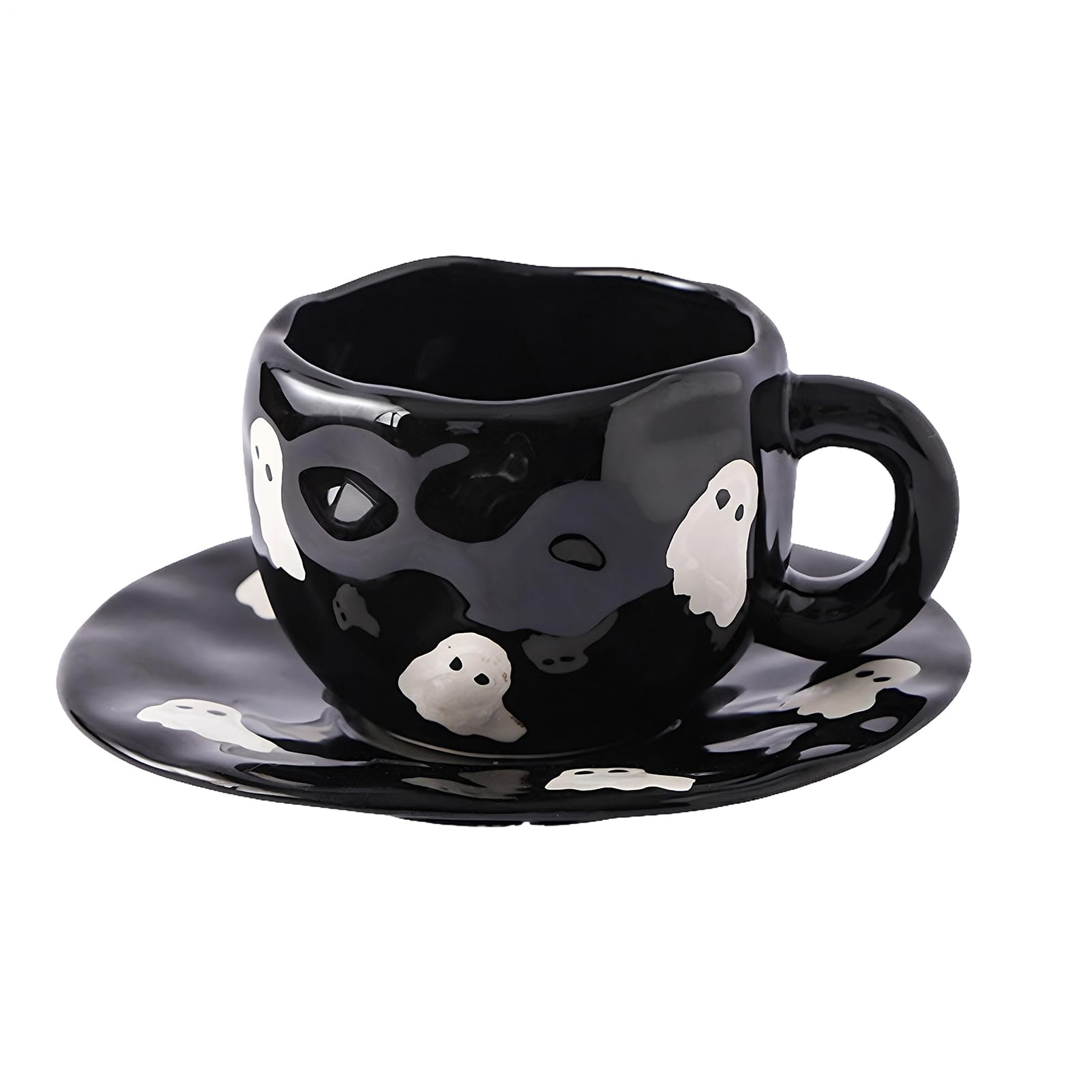 Taza de Halloween de cerámica de 320ml infantil y juvenil para té y leche