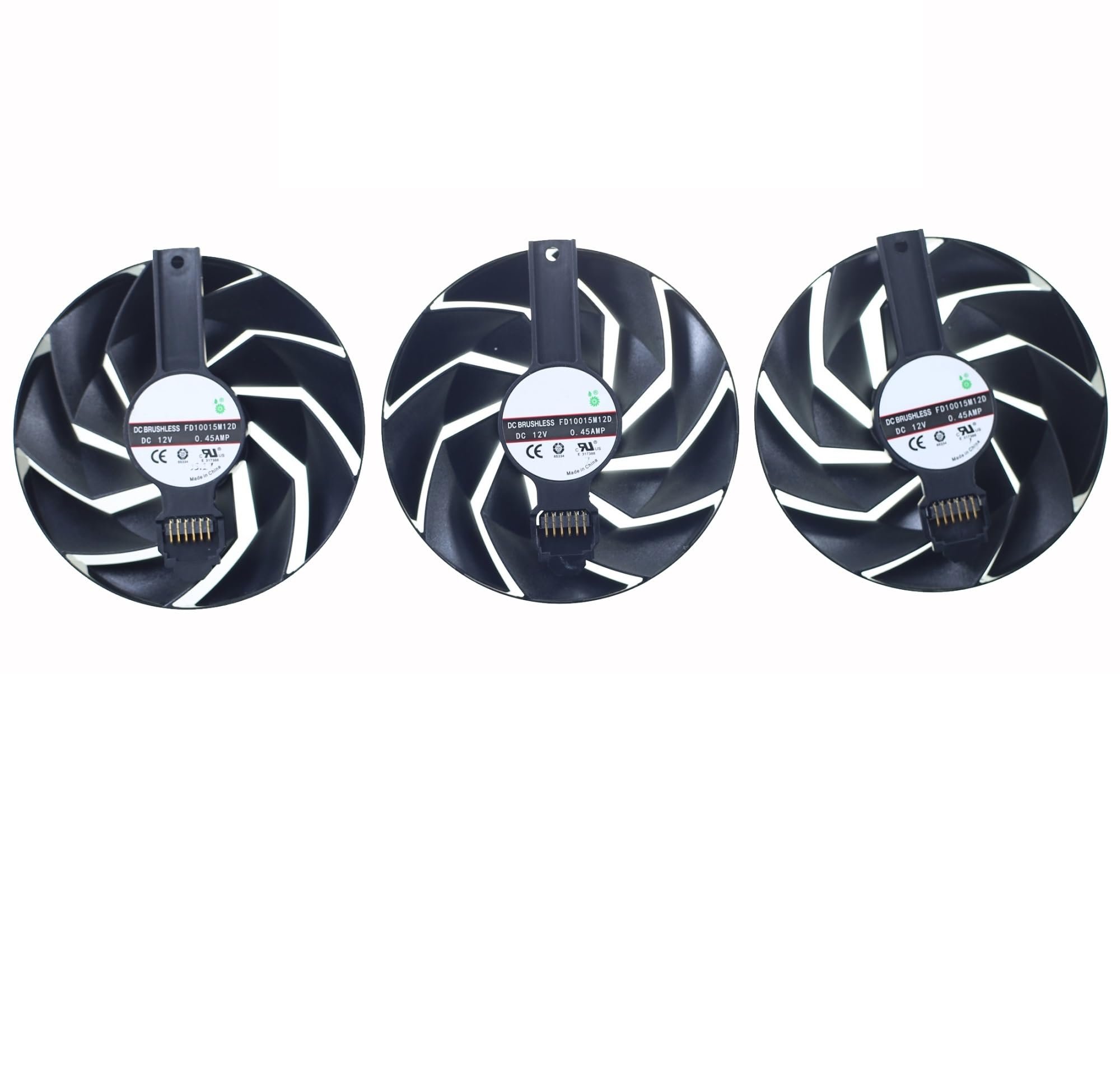 Ventilador de Tarjeta gráfica FD10015M12D 95 mm para Sapphire RX7800XT 7900RE 7900XTX para Nitro(3PCS Set)