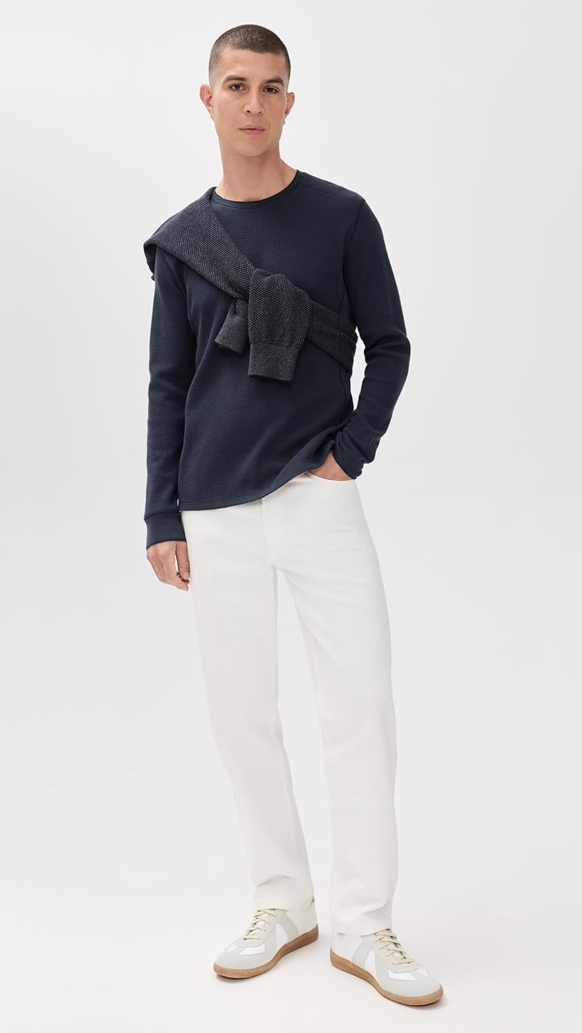 Vince Men's Thermal Crew Shirt - Image 5