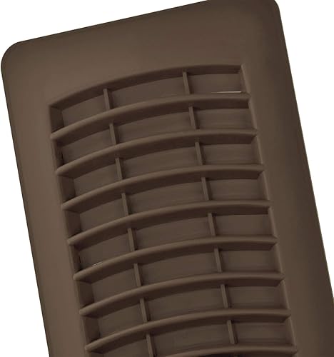 Miniatura 7 de Imperial RG1449 Registro de piso con diseño de rejillas, 2-14 pulgadas de alto x 12 pulgadas de ancho, poliestireno, 2.25 x 12 pulgadas, blanco